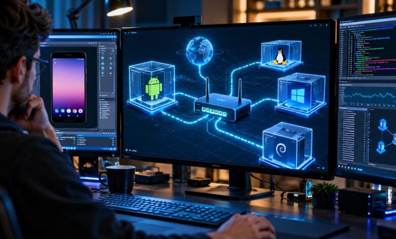 10.0.2.0 private IP networking with Android Emulator and QEMU virtual machines