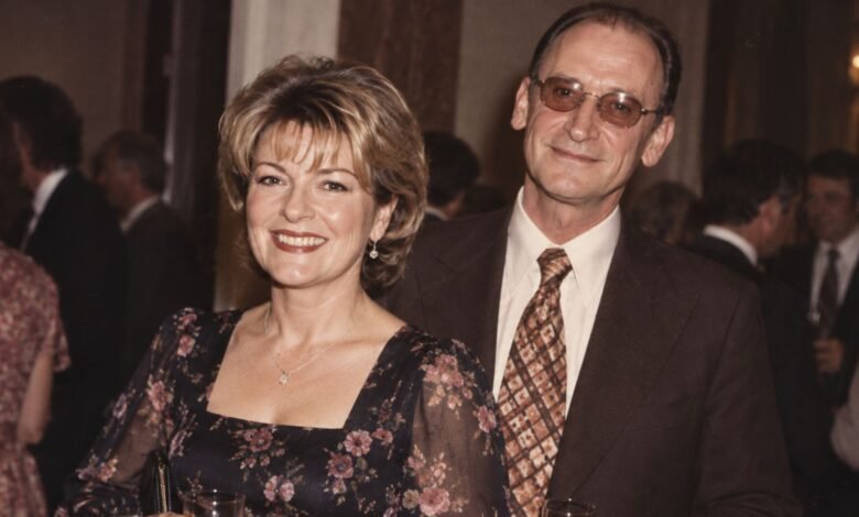 Alan James Blethyn with Brenda Blethyn in a vintage 1970s-style portrait