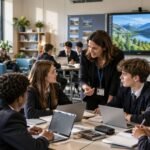Modern British secondary-school classroom representing the Classroom 15x education concept