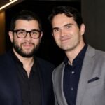 A photograph associated with coverage of Colin Carr and his relationship to comedian Jimmy Carr.