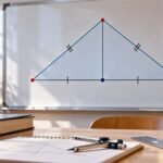 Geometry diagram showing congruent triangles and B as the midpoint of segment AD
