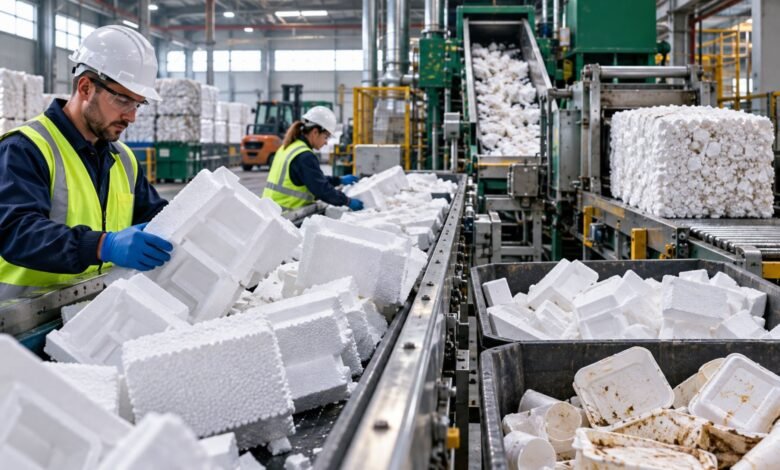 Is Styrofoam recyclable at a modern EPS recycling facility