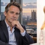 Nigel Rosser and Isabel Oakeshott in an editorial-style portrait