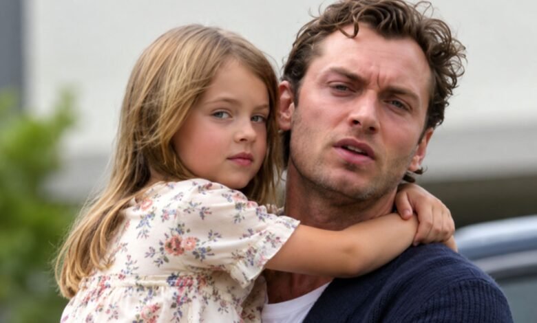 Sophia Law with her father Jude Law