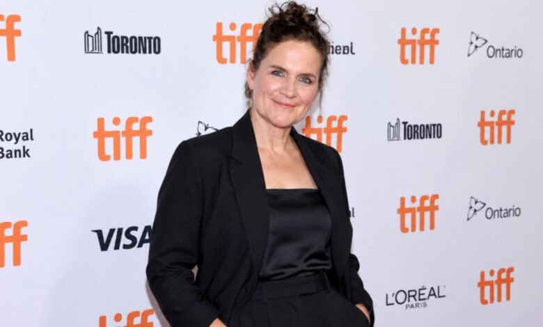 Sophie Fiennes at a film festival event