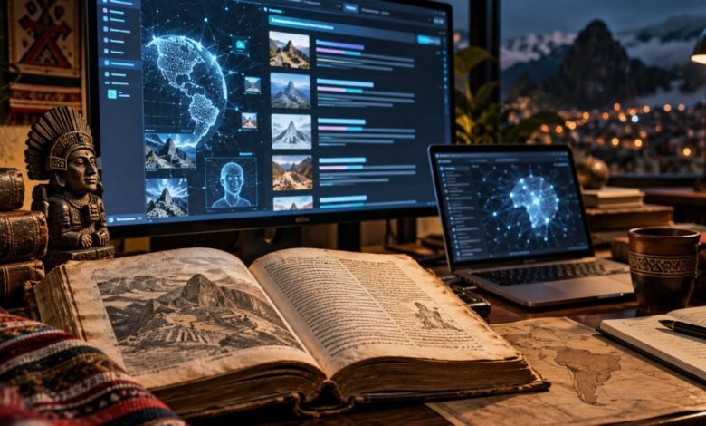 Uncuymaza meaning and origin explored through digital research, Quechua references and AI technology