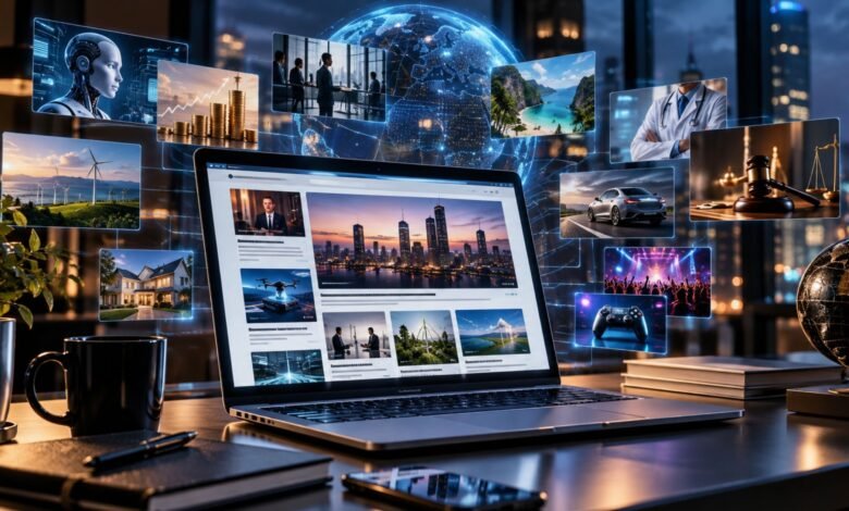 Voozon.com digital publishing website and multi-niche online magazine
