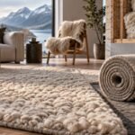 Wollmatten wool mats in a contemporary European interior
